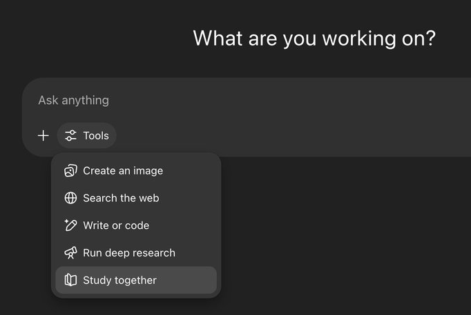 OpenAI’s “Study Together” mode